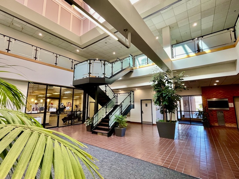 Interior shot of the White March Towncenter Health Center Lobby view from Honeygo Pediatrics