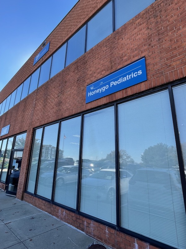 Exterior shot of Honeygo Pediatrics office of the White Marsh Health Center
